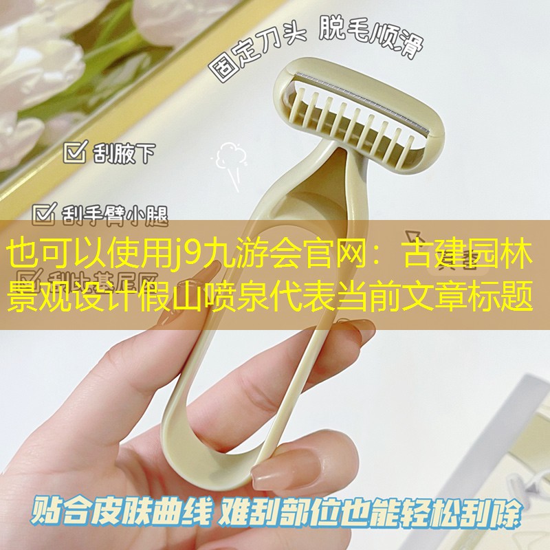 古建园林景观设计假山喷泉